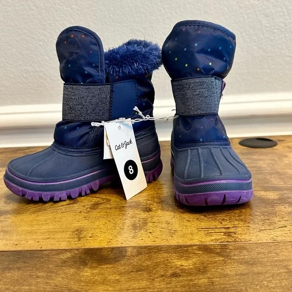 Cat & Jack Winter boots waterpooof size 8 toddler NWT - Picture 3 of 6